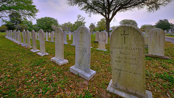 All Nuns about 75 years old, Magnolia Cemetery, Charleston, SC