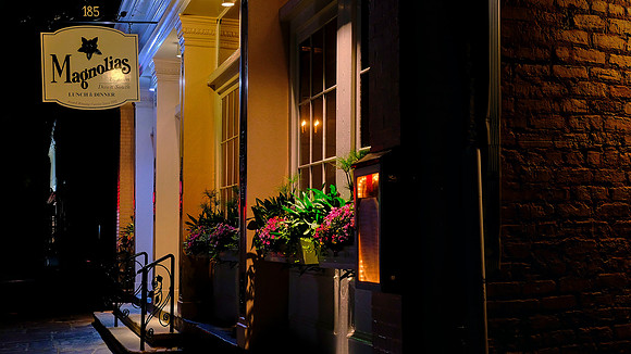 Charleston at night