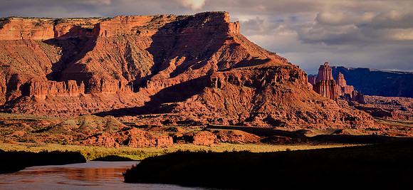 Sunset at Fisher Towers, Colorado River Canyon, UT