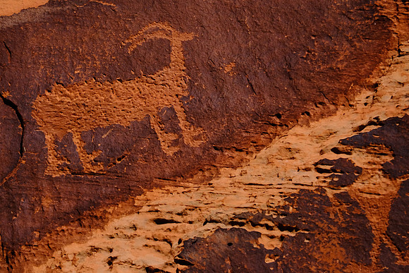 Petroglyphs on Potash Road