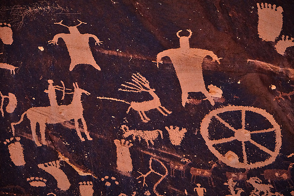 Newspaper Rock, Needles District, Canyonlands National Park, UT