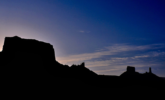 Sunrise along the Colorado River Canyon (Highway 128), Moab, UT