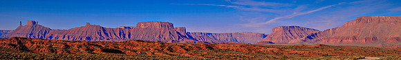 Sunrise along the Colorado River Canyon (Highway 128), Moab, UT