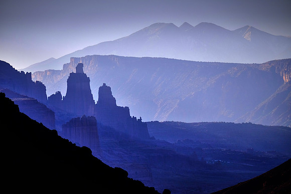 Sunrise along the Colorado River Canyon (Highway 128), Moab, UT