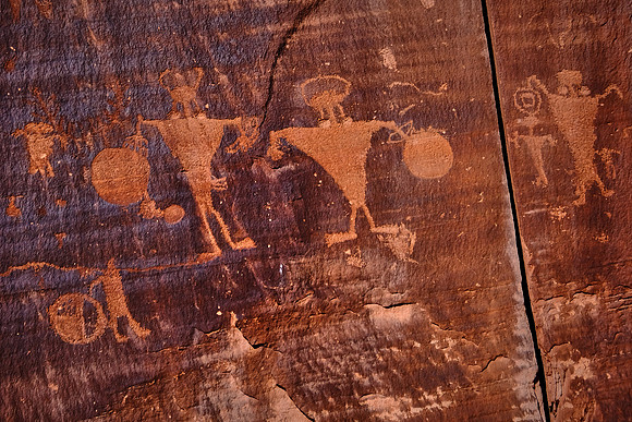 Petroglyphs on Potash Road