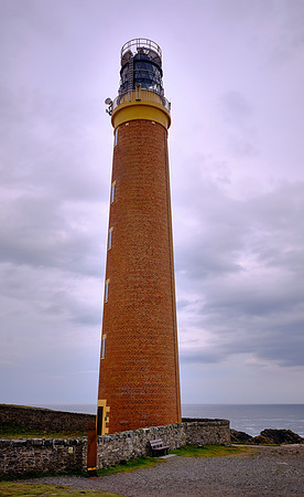The Butt of Lewis Lighthouse was built by the famous lighthouse builder David Stevenson in 1862 --  uncle to Robert Louis.