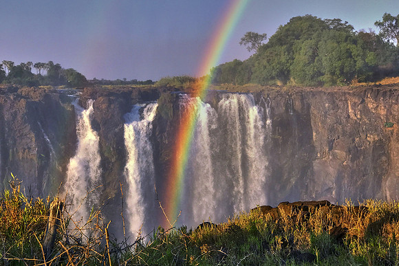 Victoria Falls on the Zambezi River, Zimbabwe
