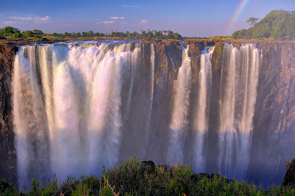 Victoria Falls on the Zambezi River, Zimbabwe