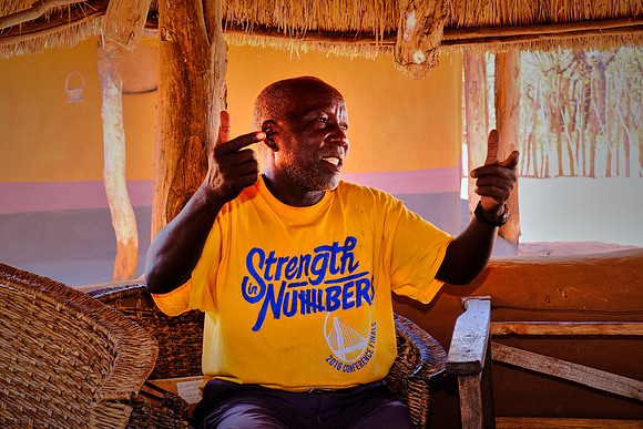Chief, Monde community village on the Zambezi River, Zimbabwe
