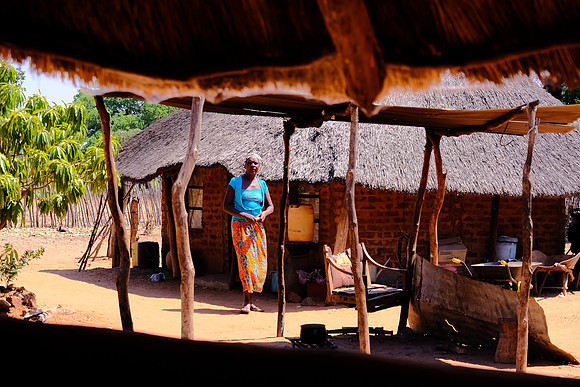 Monde community village on the Zambezi River, Zimbabwe