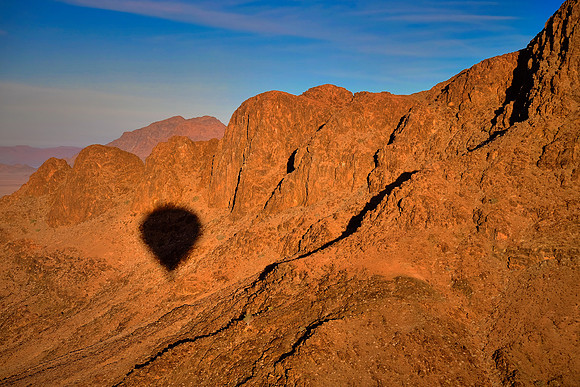 Sunrise over the  Sossusvlei, Namib Desert, Namibia