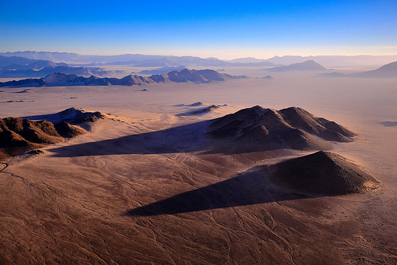 Sunrise over the  Sossusvlei, Namib Desert, Namibia