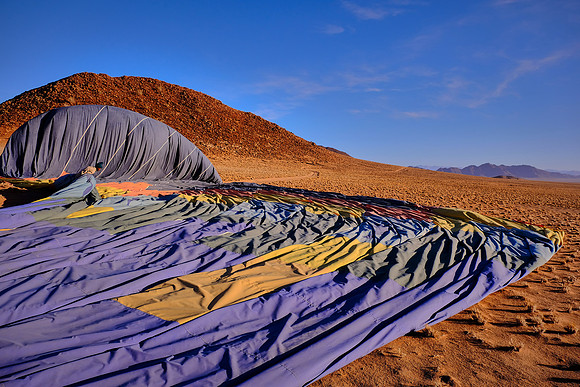 Sunrise over the  Sossusvlei, Namib Desert, Namibia