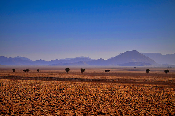 Sunrise over the  Sossusvlei, Namib Desert, Namibia