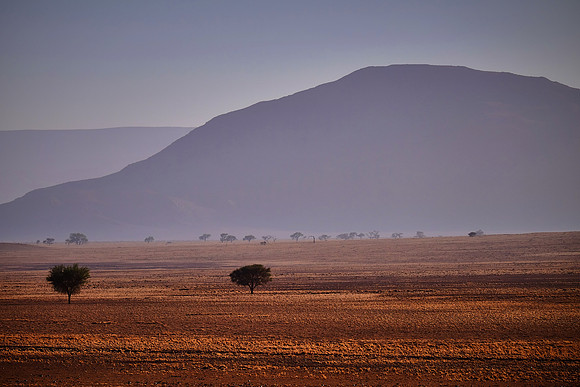 Sunrise over the  Sossusvlei, Namib Desert, Namibia