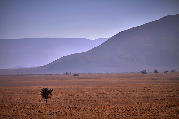 Sunrise over the  Sossusvlei, Namib Desert, Namibia
