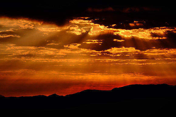 Sunset, Doro Nawas Camp,  Damaraland, northwest Namibia