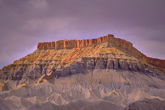 Sunset on the road to Torrey and Capitol Reef National Park, UT.