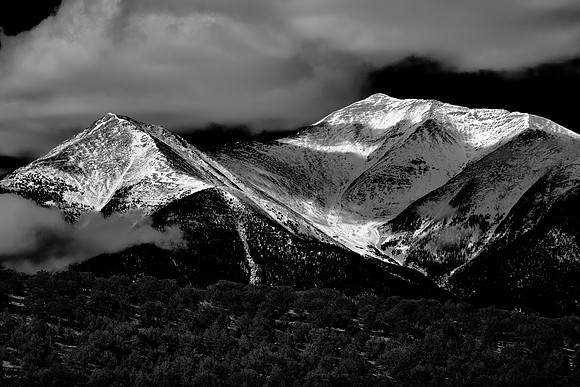 The Sawatch Range is a high mountain range that includes 8 of the 20 highest peaks in the Rocky Mountains.