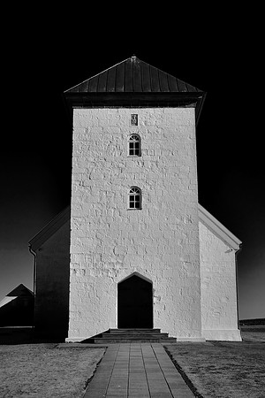 Church at Bessastadir, the official residence of the president of Iceland.