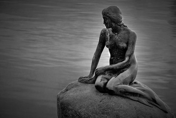 Little Mermaid of Hans Christian Anderson fame, Copenhagen, Denmark