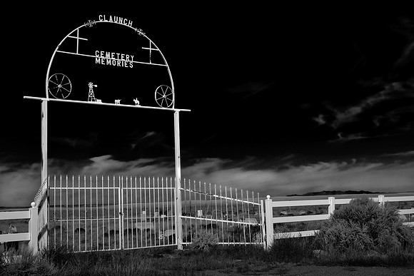 On the road to Quarai Ruins, New Mexico