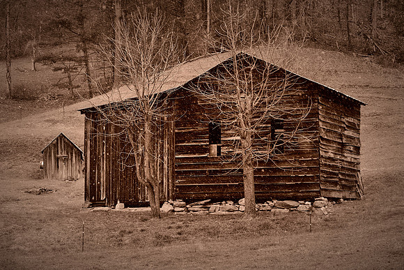 Barns and Houses of Madison County, NC (in a snowstorm)