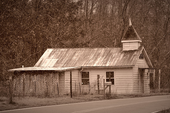 Barns and Houses of Madison County, NC (in a snowstorm)