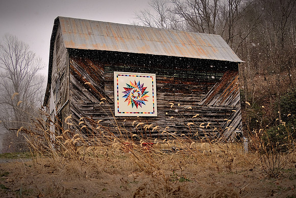 Barns and Houses of Madison County, NC (in a snowstorm)