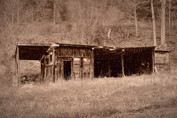 Barns and Houses of Madison County, NC (in a snowstorm)