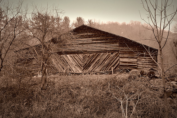 Barns and Houses of Madison County, NC (in a snowstorm)