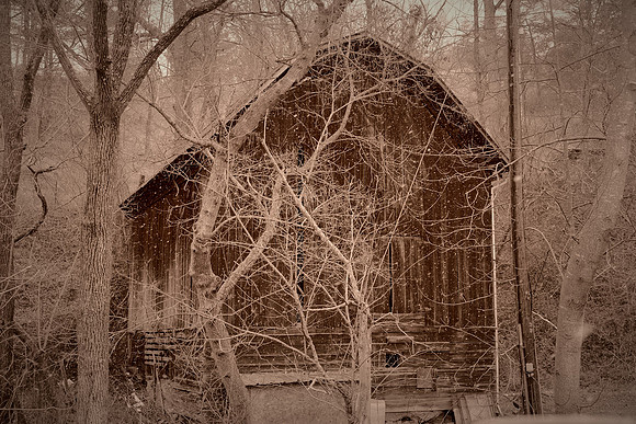 Barns and Houses of Madison County, NC (in a snowstorm)