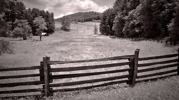 Blue Ridge Parkway in Infrared, NC