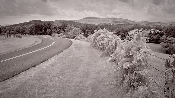 Blue Ridge Parkway in Infrared, NC