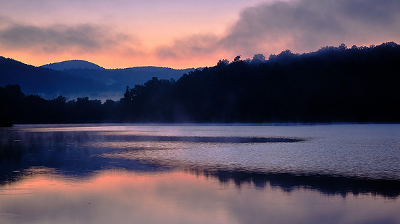 Sunrise over Price Lake, NC