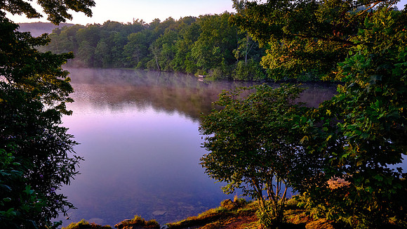 Sunrise over Price Lake, NC