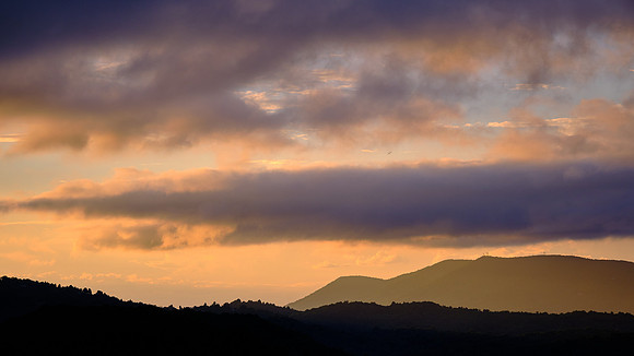 Sunset on Blue Ridge Parkway