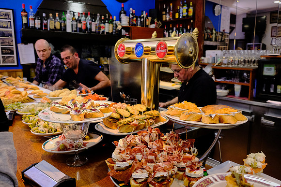 Tapas Bar, San Sabastian, Basque Country, Spain