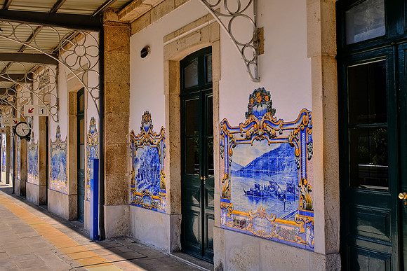 Train station, Pinhão, Douro Valley, Portugal