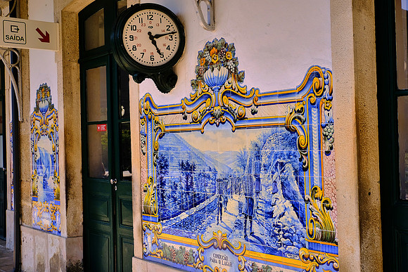 Train station, Pinhão, Douro Valley, Portugal