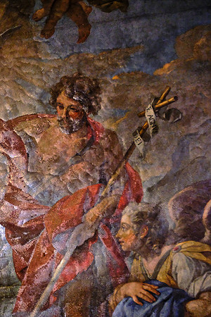 Igreja de São Roque, Lisbon, Portugal (image is composed of ceramic mosaic tiles)