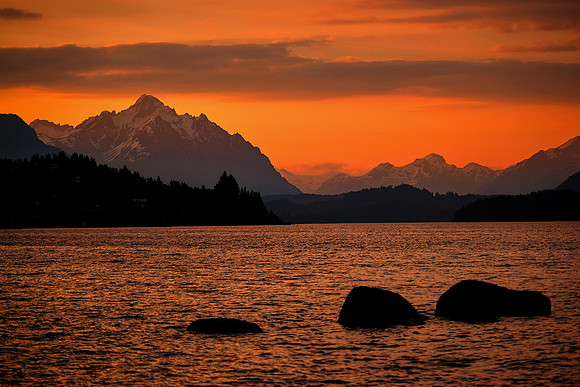 Sunset, Bariloche & Nahuel Huapi National Park, Argentina