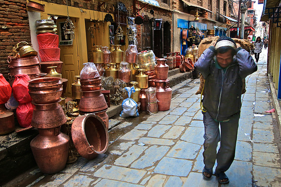 Downtown Lalitpur, Nepal