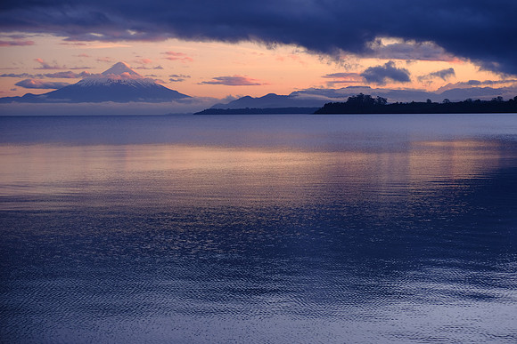 Sunrise over Osorno Volcano, Puerto Varas, Chile