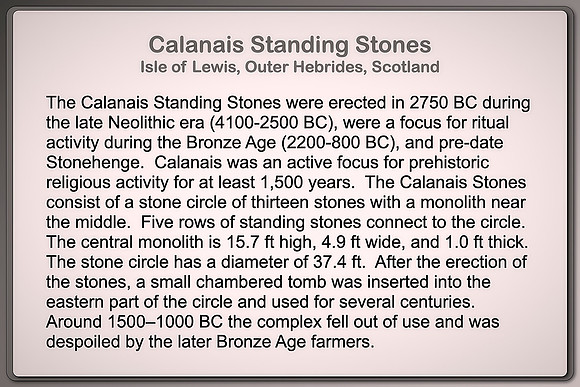Calanais Standing Stones, Isle of Lewis, Outer Hebrides