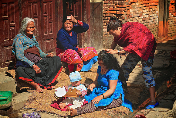 Rural life on the outskirts of Kathmandu