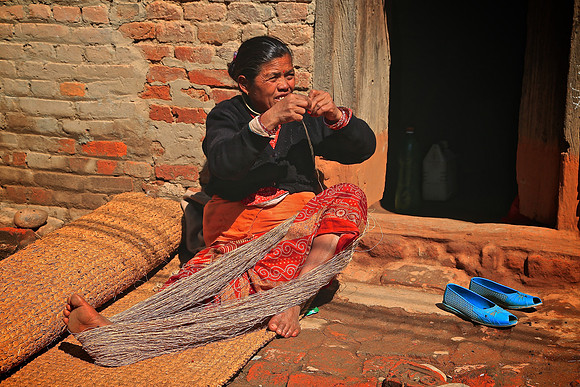 Rural life on the outskirts of Kathmandu
