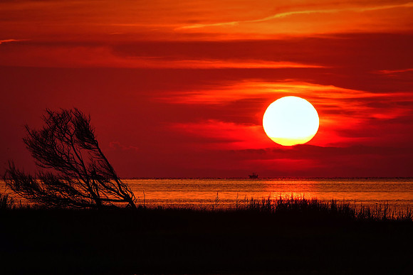 Sunset on Hatteras Island, Outer Banks, North Carolina