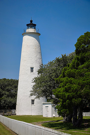 Ocracoke Lighthouse, Ocracoke Island, Outer Banks, North Carolina