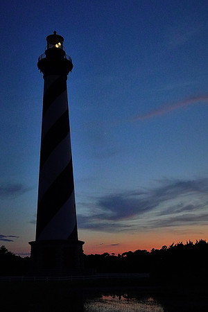Sunset at Cape Hatteras Lighthouse, Outer Banks, North Carolina